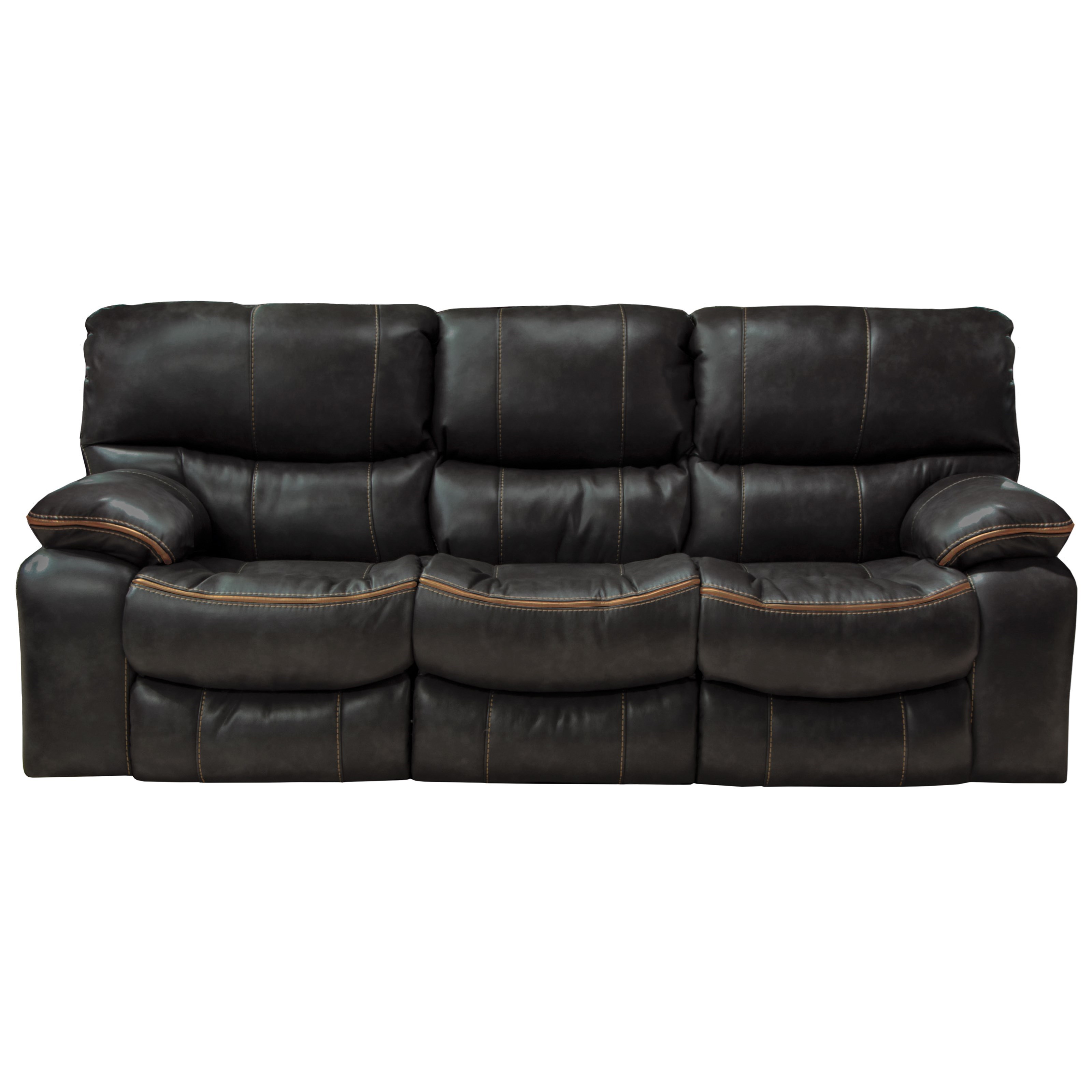 Catnapper Camden 4081 Lay Flat Reclining Sofa with Welt Stitching Zak